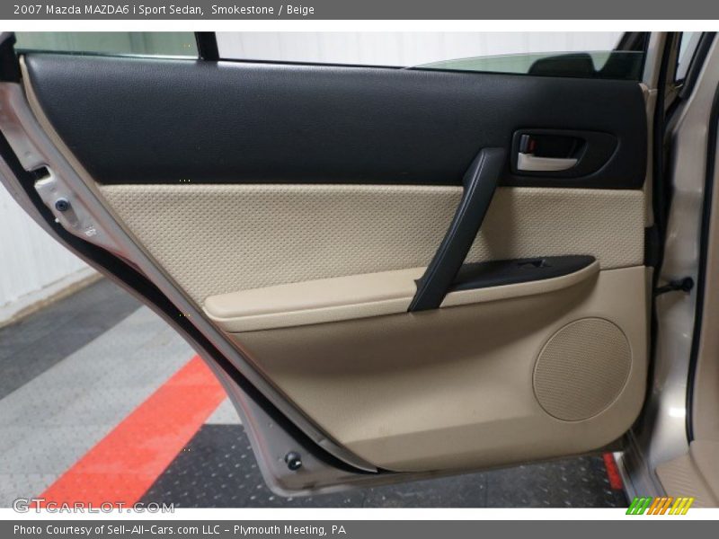 Smokestone / Beige 2007 Mazda MAZDA6 i Sport Sedan