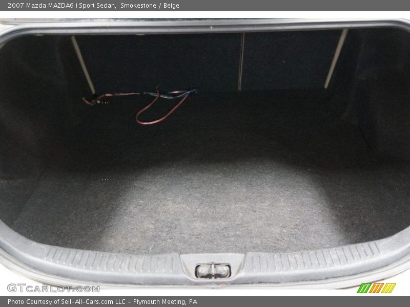 Smokestone / Beige 2007 Mazda MAZDA6 i Sport Sedan