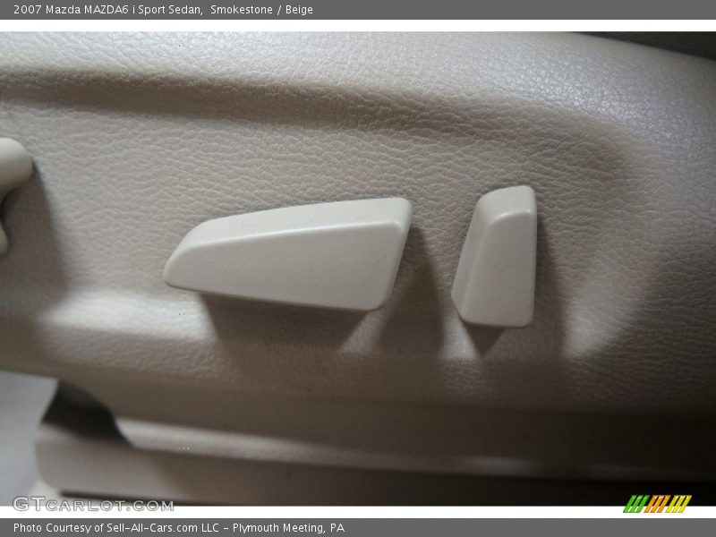 Smokestone / Beige 2007 Mazda MAZDA6 i Sport Sedan
