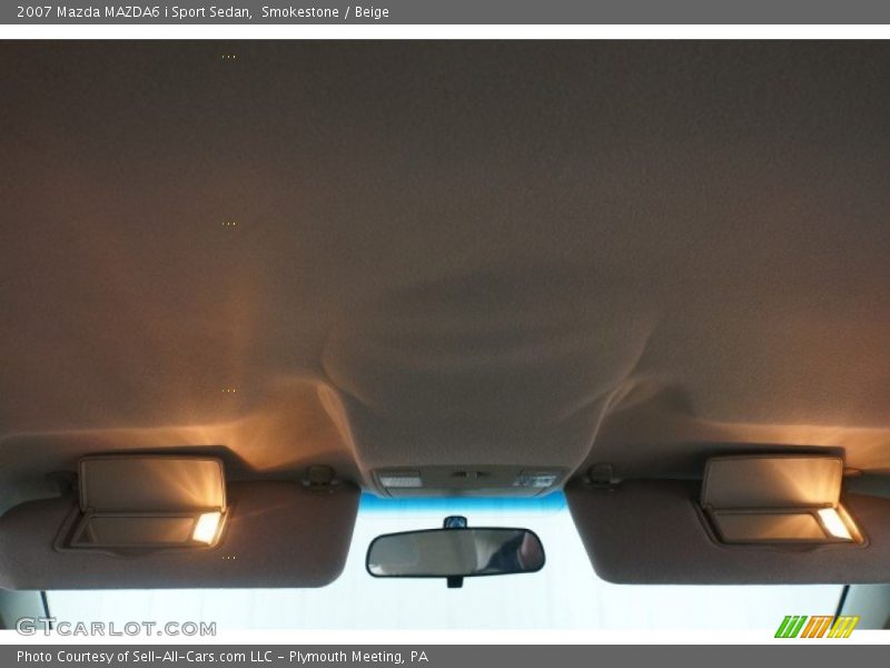 Smokestone / Beige 2007 Mazda MAZDA6 i Sport Sedan