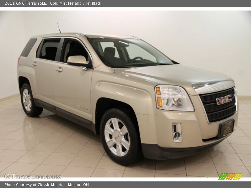 Gold Mist Metallic / Jet Black 2011 GMC Terrain SLE
