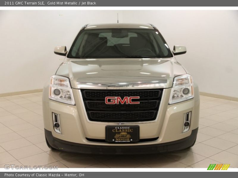 Gold Mist Metallic / Jet Black 2011 GMC Terrain SLE