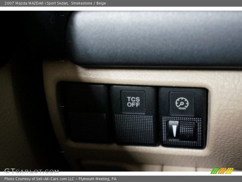Smokestone / Beige 2007 Mazda MAZDA6 i Sport Sedan