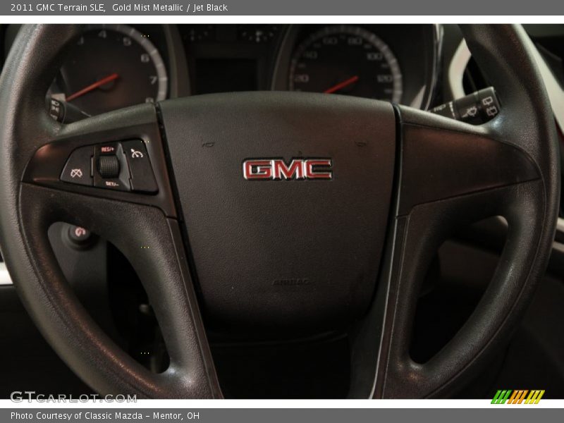 Gold Mist Metallic / Jet Black 2011 GMC Terrain SLE
