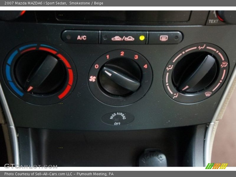 Smokestone / Beige 2007 Mazda MAZDA6 i Sport Sedan