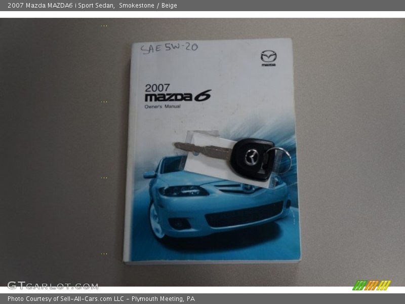 Smokestone / Beige 2007 Mazda MAZDA6 i Sport Sedan