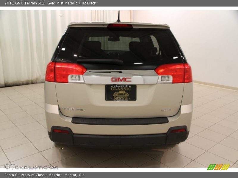 Gold Mist Metallic / Jet Black 2011 GMC Terrain SLE