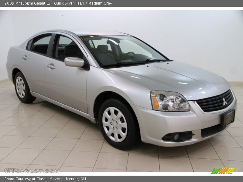 Quick Silver Pearl / Medium Gray 2009 Mitsubishi Galant ES