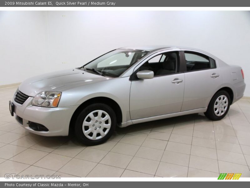 Quick Silver Pearl / Medium Gray 2009 Mitsubishi Galant ES