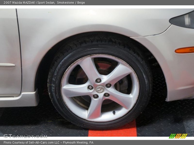 Smokestone / Beige 2007 Mazda MAZDA6 i Sport Sedan