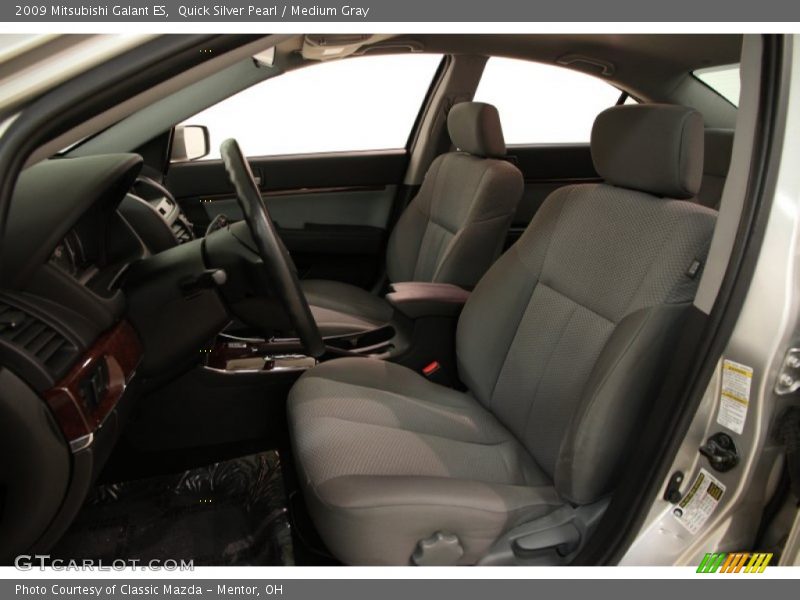 Quick Silver Pearl / Medium Gray 2009 Mitsubishi Galant ES