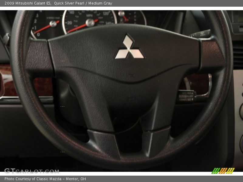 Quick Silver Pearl / Medium Gray 2009 Mitsubishi Galant ES