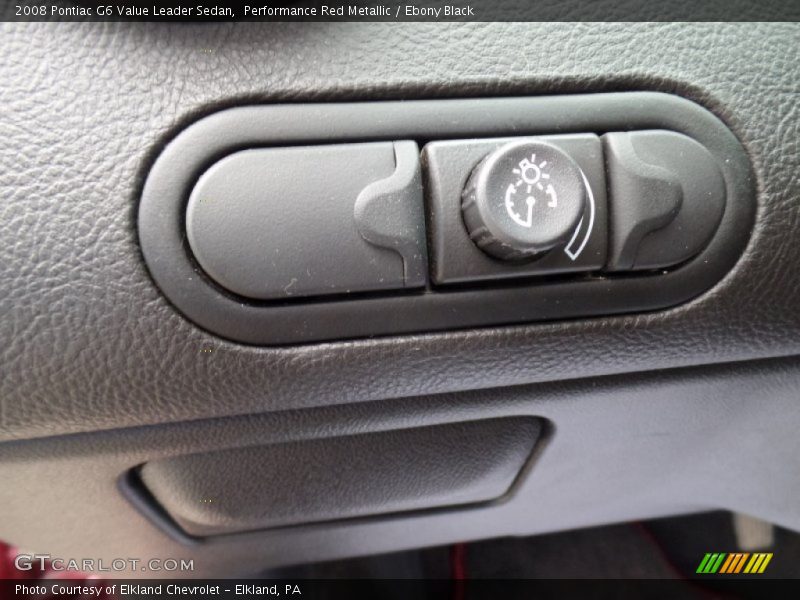 Performance Red Metallic / Ebony Black 2008 Pontiac G6 Value Leader Sedan