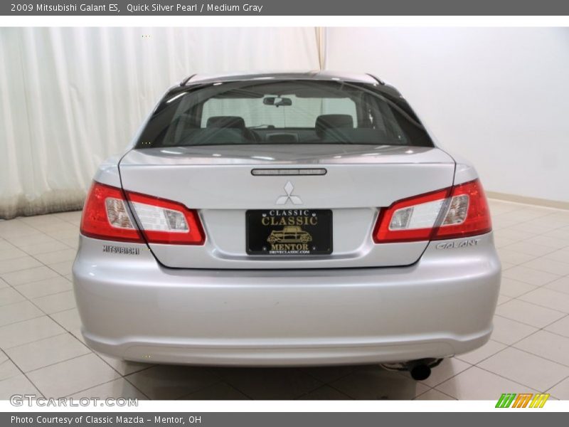 Quick Silver Pearl / Medium Gray 2009 Mitsubishi Galant ES