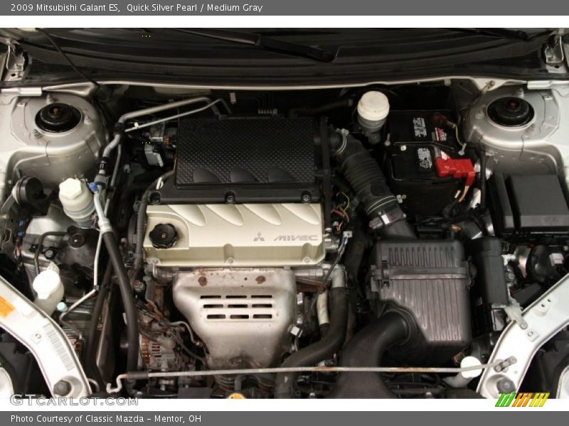 Quick Silver Pearl / Medium Gray 2009 Mitsubishi Galant ES