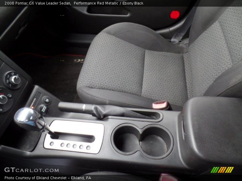 Performance Red Metallic / Ebony Black 2008 Pontiac G6 Value Leader Sedan