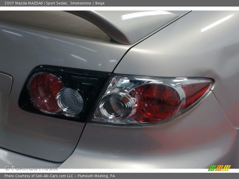 Smokestone / Beige 2007 Mazda MAZDA6 i Sport Sedan
