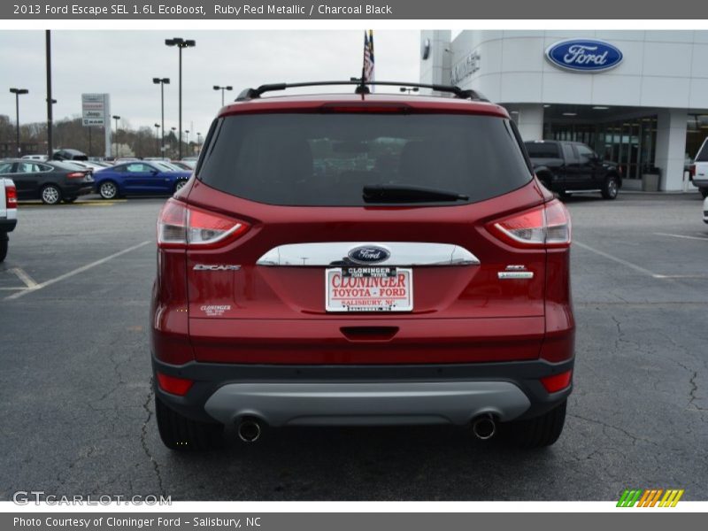 Ruby Red Metallic / Charcoal Black 2013 Ford Escape SEL 1.6L EcoBoost