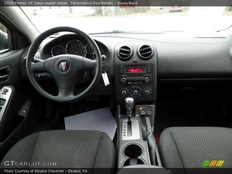 Performance Red Metallic / Ebony Black 2008 Pontiac G6 Value Leader Sedan