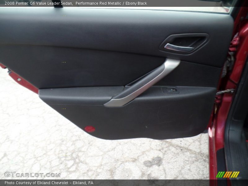 Performance Red Metallic / Ebony Black 2008 Pontiac G6 Value Leader Sedan