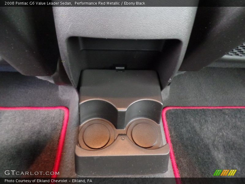 Performance Red Metallic / Ebony Black 2008 Pontiac G6 Value Leader Sedan