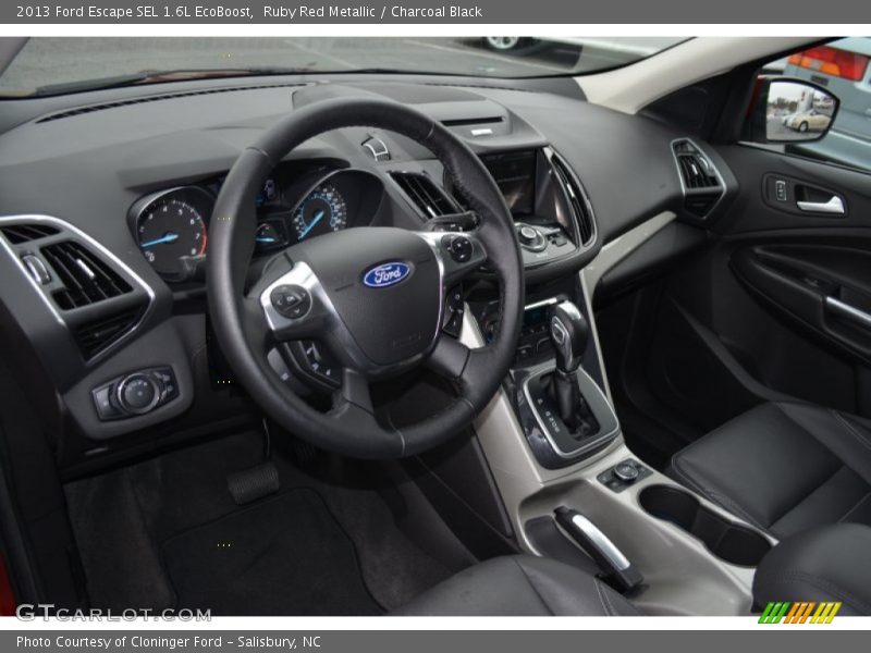  2013 Escape SEL 1.6L EcoBoost Charcoal Black Interior