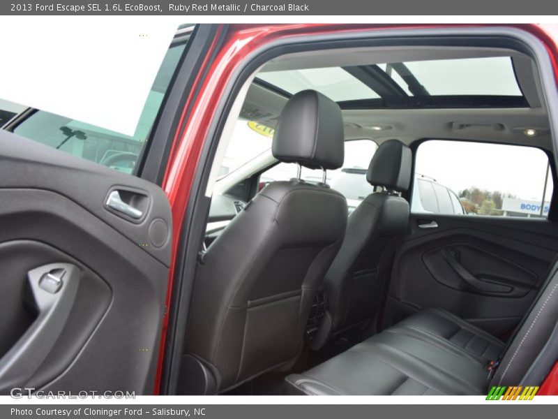 Ruby Red Metallic / Charcoal Black 2013 Ford Escape SEL 1.6L EcoBoost