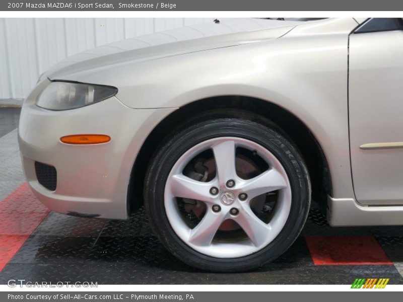 Smokestone / Beige 2007 Mazda MAZDA6 i Sport Sedan