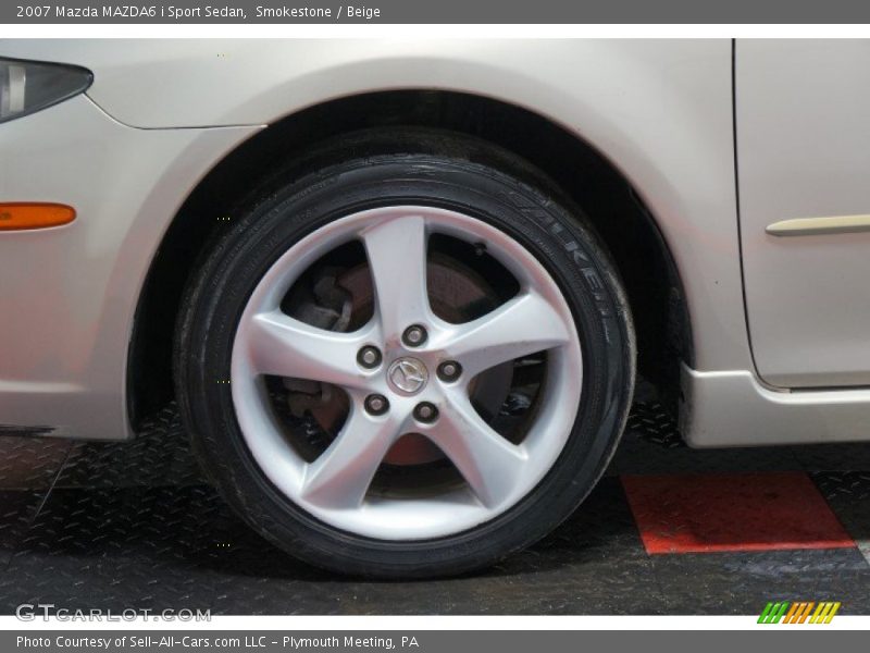 Smokestone / Beige 2007 Mazda MAZDA6 i Sport Sedan