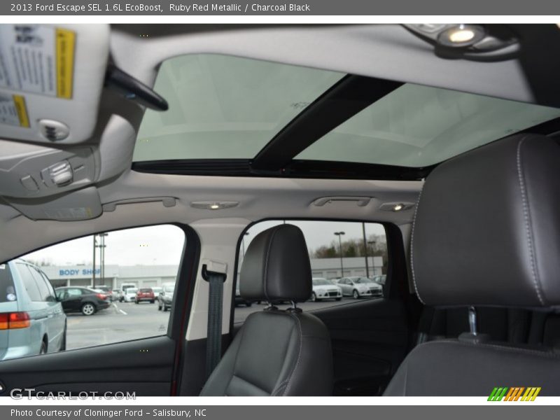 Ruby Red Metallic / Charcoal Black 2013 Ford Escape SEL 1.6L EcoBoost
