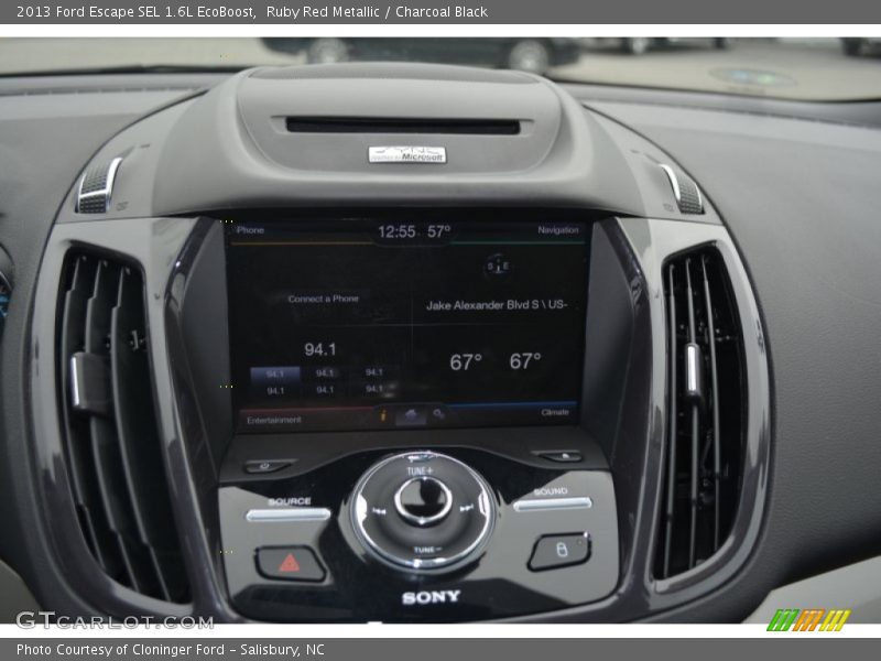 Ruby Red Metallic / Charcoal Black 2013 Ford Escape SEL 1.6L EcoBoost