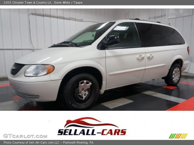 Stone White / Taupe 2003 Chrysler Town & Country LX