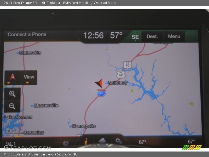 Ruby Red Metallic / Charcoal Black 2013 Ford Escape SEL 1.6L EcoBoost