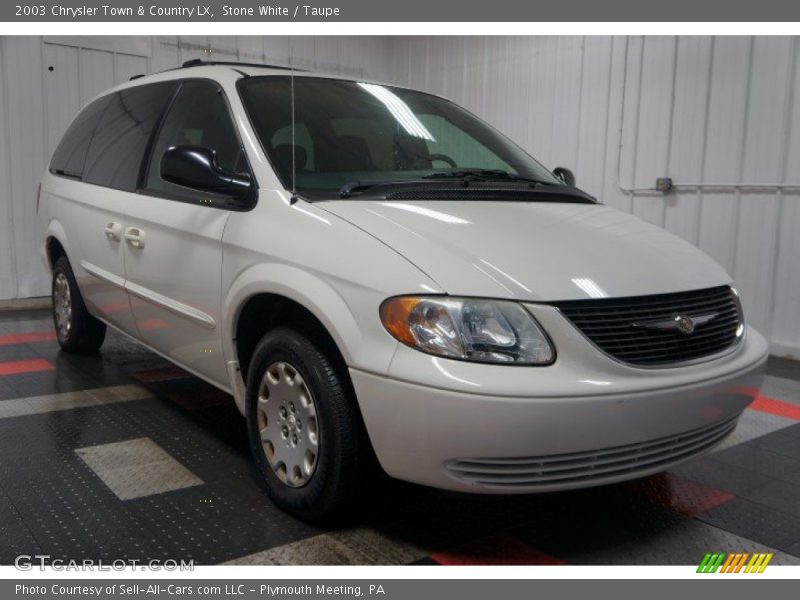 Stone White / Taupe 2003 Chrysler Town & Country LX