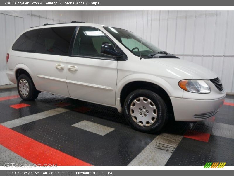 Stone White / Taupe 2003 Chrysler Town & Country LX