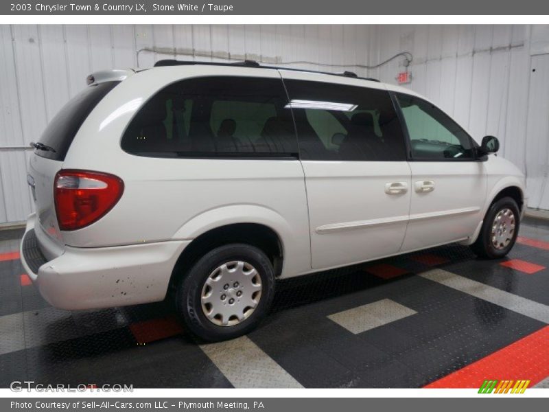 Stone White / Taupe 2003 Chrysler Town & Country LX
