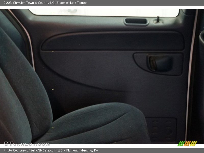 Stone White / Taupe 2003 Chrysler Town & Country LX