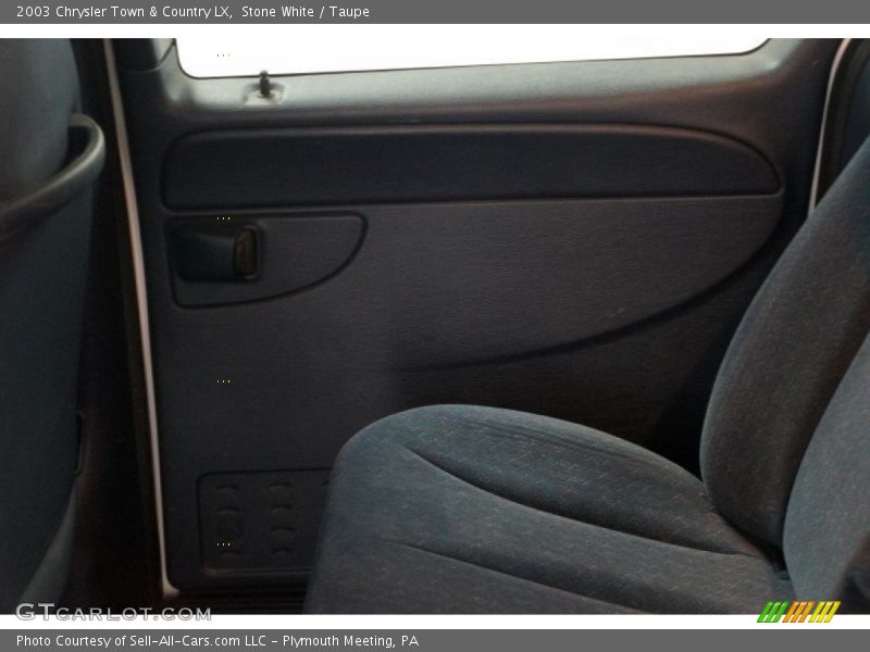 Stone White / Taupe 2003 Chrysler Town & Country LX