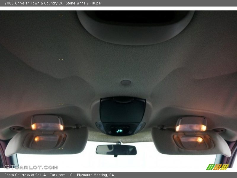 Stone White / Taupe 2003 Chrysler Town & Country LX