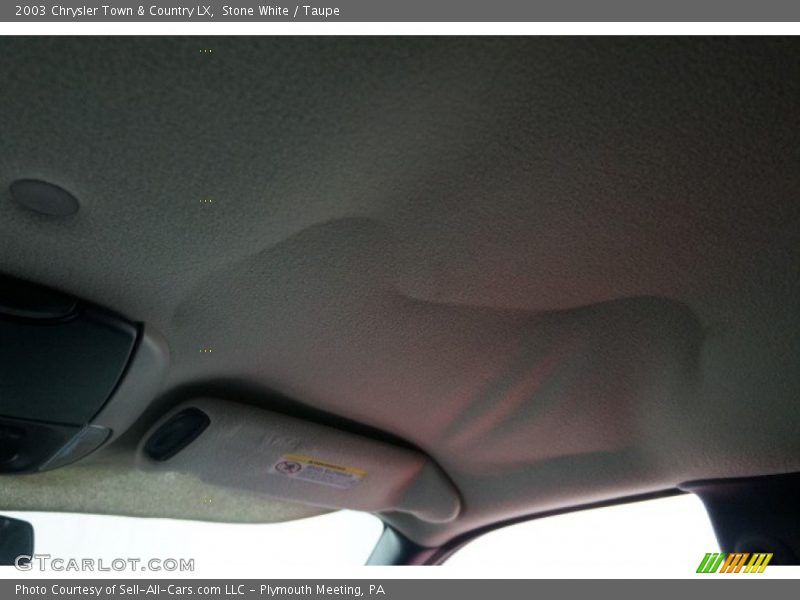 Stone White / Taupe 2003 Chrysler Town & Country LX