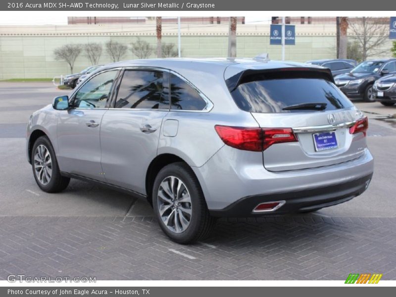 Lunar Silver Metallic / Graystone 2016 Acura MDX SH-AWD Technology