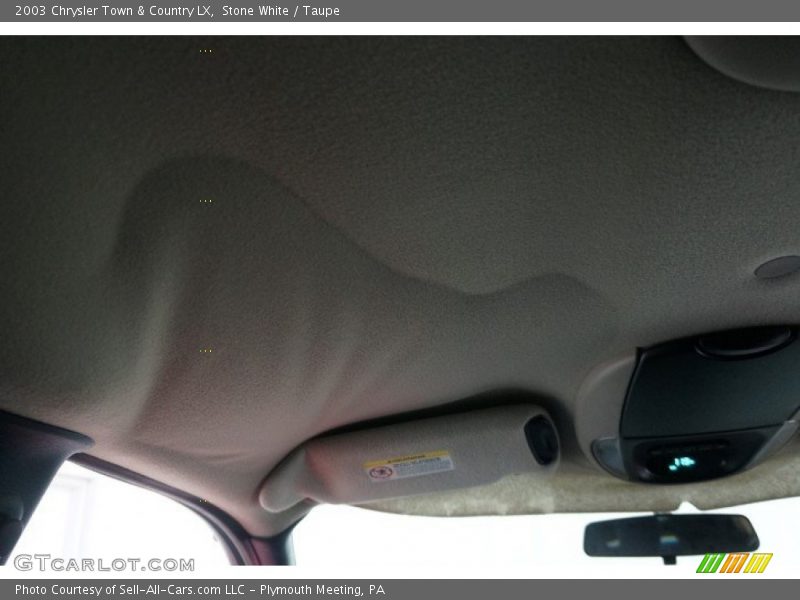 Stone White / Taupe 2003 Chrysler Town & Country LX