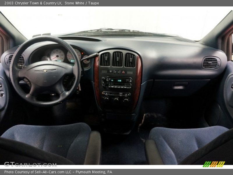 Stone White / Taupe 2003 Chrysler Town & Country LX
