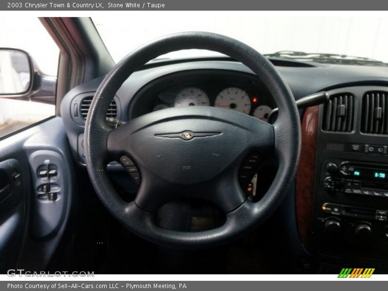 Stone White / Taupe 2003 Chrysler Town & Country LX