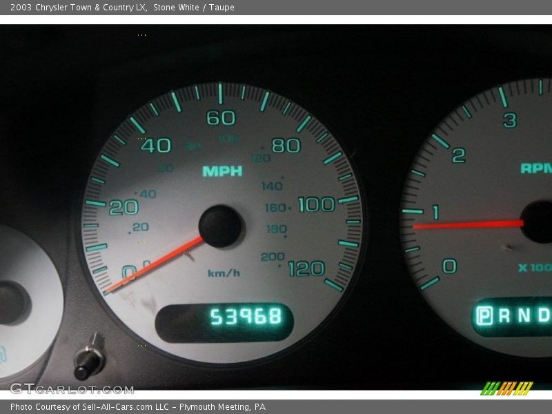 Stone White / Taupe 2003 Chrysler Town & Country LX