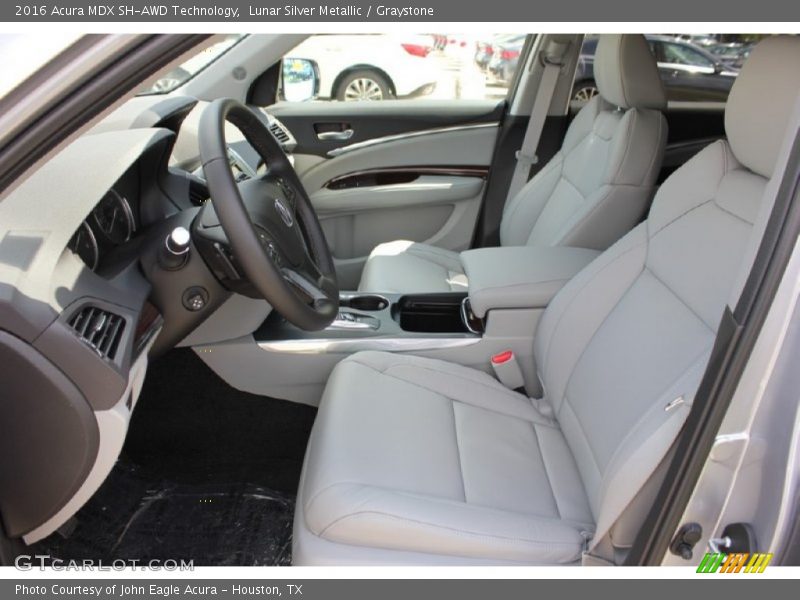 Lunar Silver Metallic / Graystone 2016 Acura MDX SH-AWD Technology