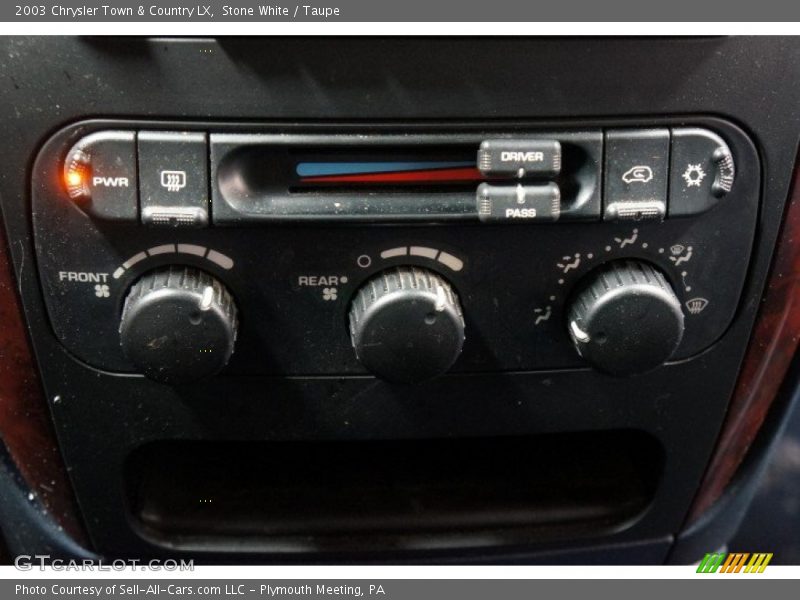 Stone White / Taupe 2003 Chrysler Town & Country LX