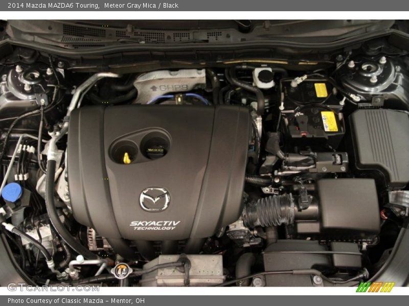 Meteor Gray Mica / Black 2014 Mazda MAZDA6 Touring