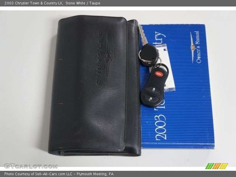 Stone White / Taupe 2003 Chrysler Town & Country LX