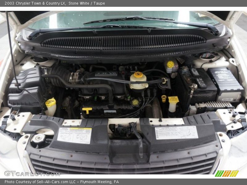Stone White / Taupe 2003 Chrysler Town & Country LX